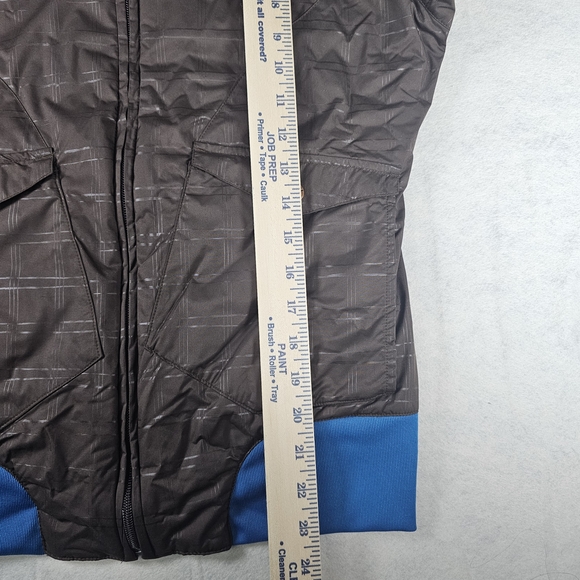 NEW Salomon Brown/Blue Reversible Acti Loft Full Zip Jacket Women's Size Small - Picture 9 of 10